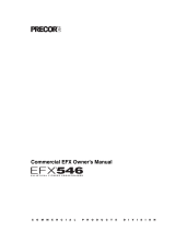 Precor EFX546 User manual