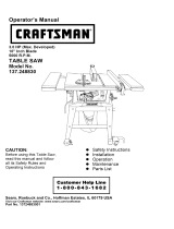 Craftsman 137.248830 User manual