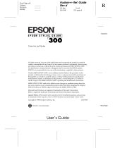 Epson 300 User manual