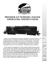 MTHTrains PREMIER GP 7/9 Diesel Engine Operating instructions