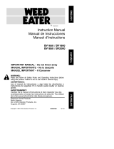 Weed Eater BV1650 User manual