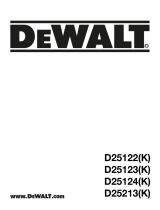 DeWalt D25123 User manual
