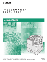 Canon IMAGERUNNER 2016 User manual