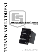 Campbell Scientific CompactFlash CFM100 Owner's manual