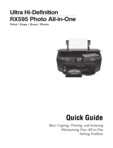 Epson RX595 User manual