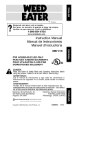 Weed Eater EBV210 User manual