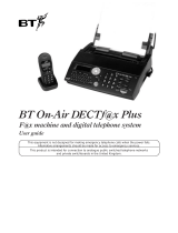 BT DECTfax Plus Fax Machine and digital telephone system User manual