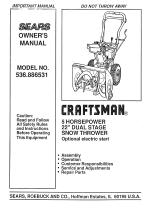 Craftsman Craftsman 536.886531 User manual