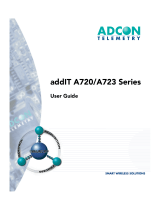 Adcon A720 User manual