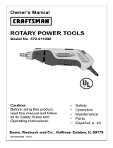 Craftsman 572.611200 User manual