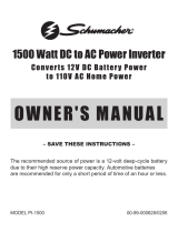Schumacher PI-1500 User manual