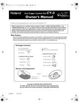 Roland CY-5 DUAL TRIGGER Owner's manual