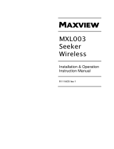 Maxview MXL003 Seeker Wireless Owner's manual