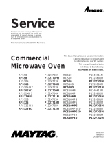 Maytag Microwave Oven Operating instructions