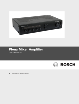 Bosch PLE-1MEXX0-XX User manual