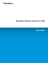 Blackberry HS-500 User manual