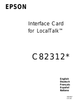 Epson C823121 (LocalTalk) User manual
