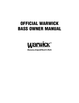 Warwick RockBass Corvette Active 5 User manual