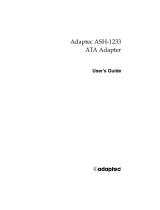 Adaptec ASH-1233 User manual