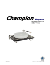 Clearaudio Champion Magnum User manual