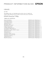 Epson PowerLite 7850pNL User guide