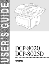 Brother DCP-8020 User guide