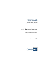 CipherLab 1660 User manual