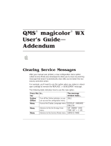 QMS Magicolor WX User manual