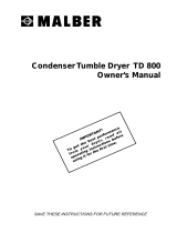 Malber TD 800 Owner's manual