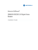 Motorola SBV6220 DOCSIS Installation guide