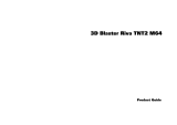 Creative 3D Blaster GeForce 256 Annihilator User manual