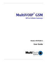 Multitech MVP 800 User manual