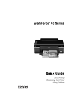 Epson WorkForce 40 Series Installation guide