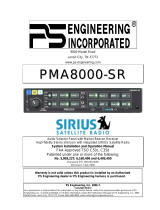 Sirius Satellite Radio PMA8000-SR User manual