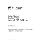 Ruckus Wireless ZoneFlex 7025 User manual