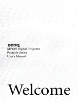 BenQ MP610 User manual