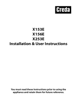 Creda X156E User manual