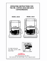 Mr. Coffee AD12 User manual