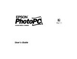 Epson PhotoPC User manual