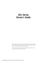 Directed Electronics 381 Series User manual