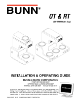 Bunn OT 15 (1 Upper/1 Lower Warmer) Installation guide