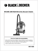 Black & Decker WV1400 User manual