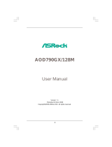 ASROCK AOD790GX-128M User manual