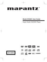 Marantz DV6001 User manual