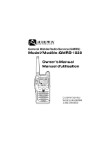 Audiovox 1525 User manual
