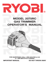 Ryobi 2075RC User manual
