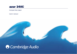 Cambridge Audio Azur 340C User manual