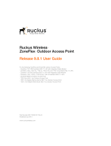 Ruckus Wireless ZoneFlex series User manual