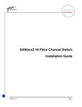 Qlogic SANbox2-16 Fibre Channel User manual