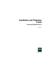 Red Hat NETSCAPE ENTREPRISE SERVER 6.1 - INSTALLATION AND MIGRATION GUIDE Installation And Migration Manual